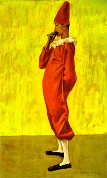 Le petit clown � l�harmonica